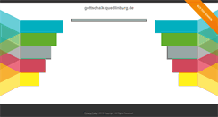 Desktop Screenshot of gottschalk-quedlinburg.de