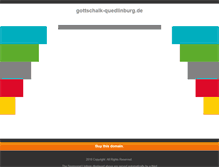 Tablet Screenshot of gottschalk-quedlinburg.de